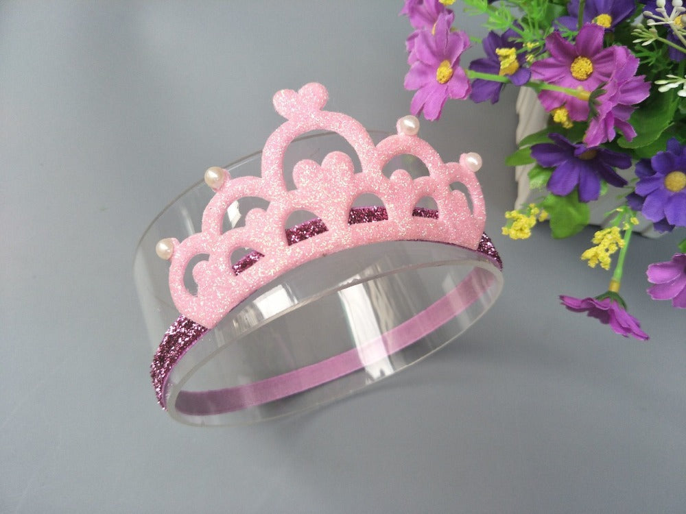 Baby Crown Headdress – Soft & Adjustable Party Hair Accessory