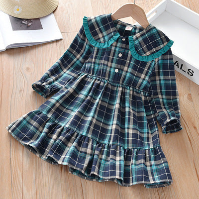 Girls Cotton Western Style Shirt Dress Regular Fit Outfit