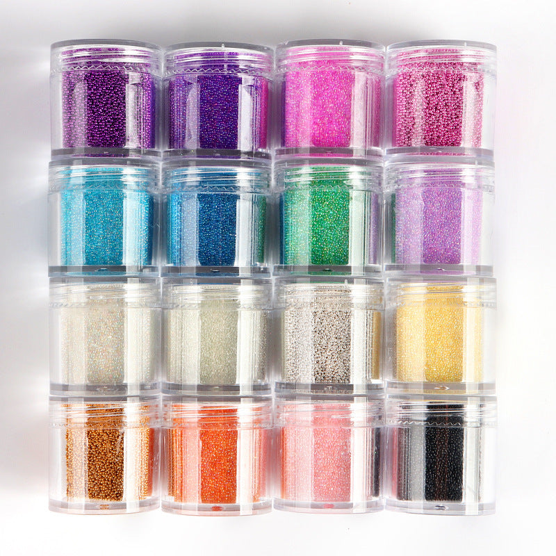 Transparent Micro Glass Bead Non-porous Magic Color Bubble Ornament