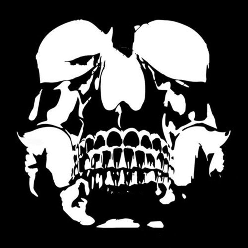 Horror Burst Skull Automobile Sticker Skull Motorcycle Reflective Car Stickers Decals