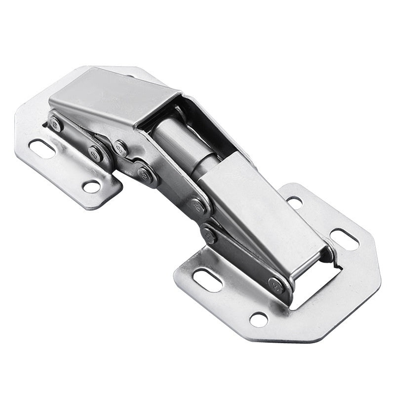 Slotting-free Stainless Steel Thickened Frog Hinge Mute Home Universal Cabinet Door Spring Buffer