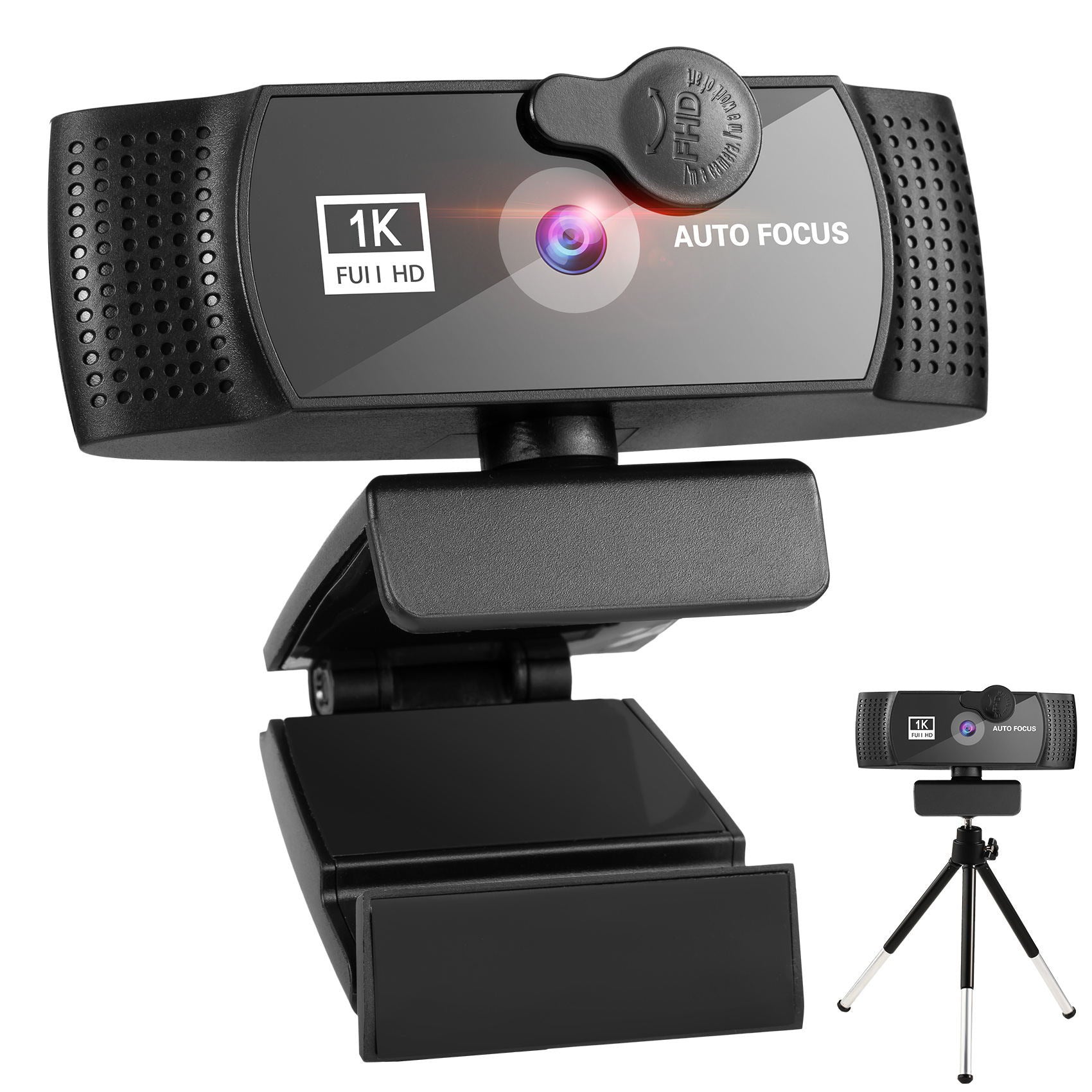 4K Private Model Beauty Auto Focus 1080p Computer Camera with Built-in Microphone