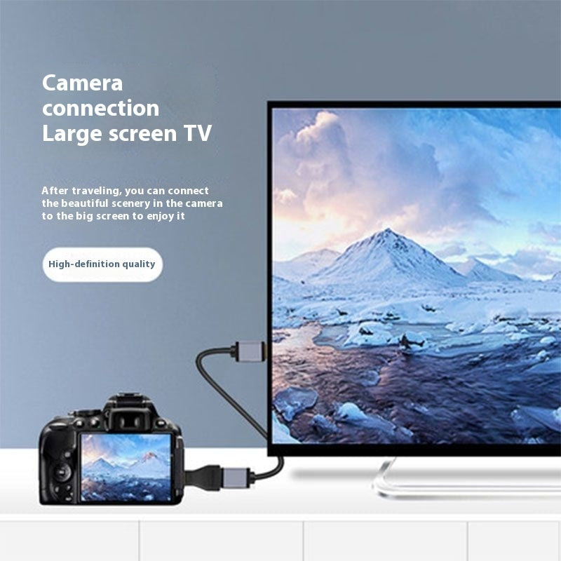 Mini HDMI High-definition Cable Projection Adapter