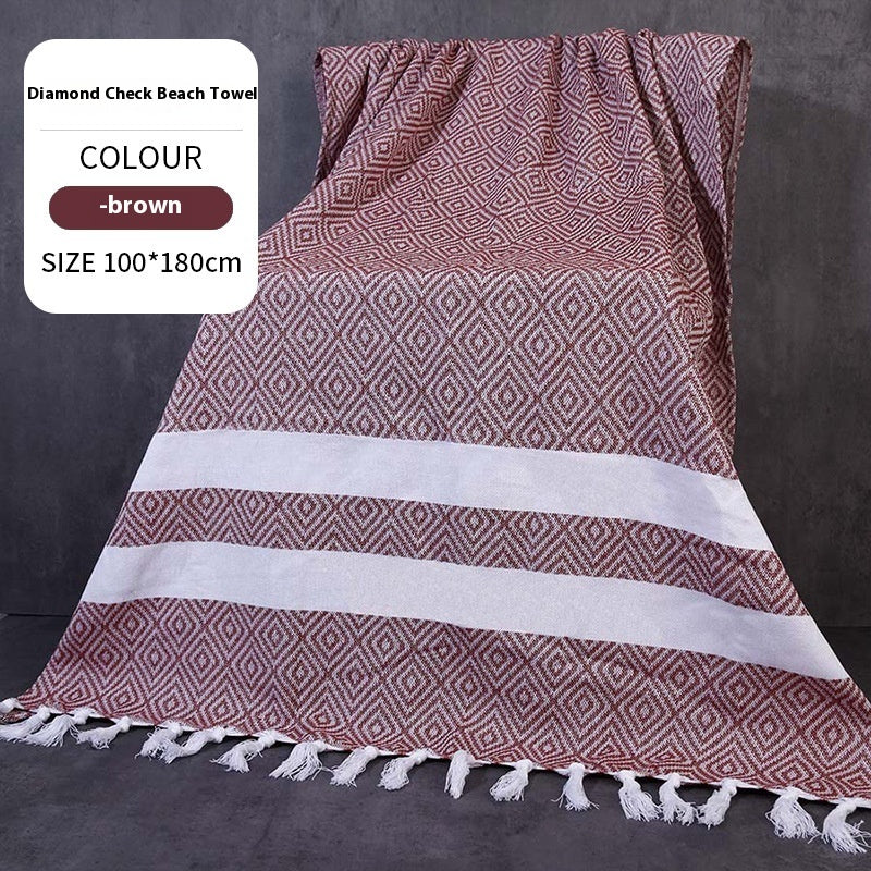 Blype Tassel Plus-sized Thick Absorbent Bath Towel