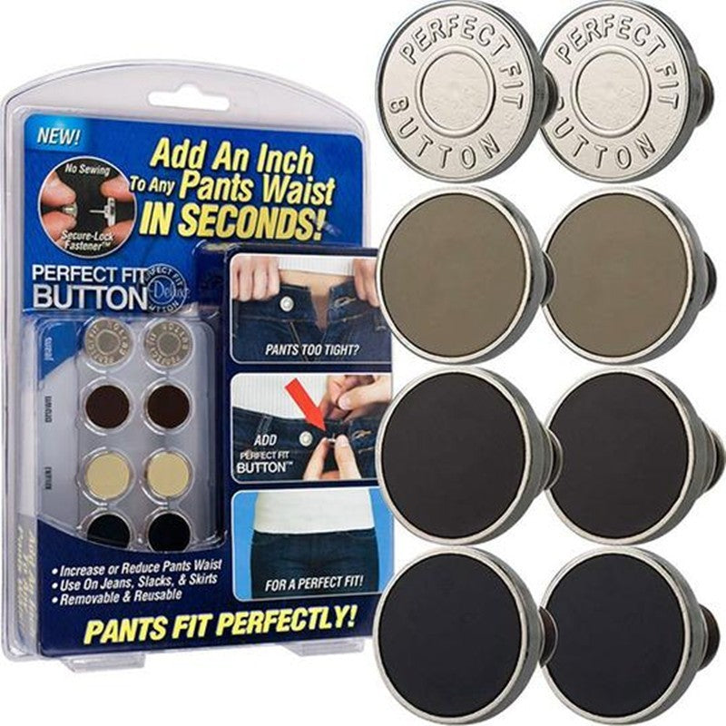 Perfect Fit Button – Adjustable Snap Button for Pants & Clothing