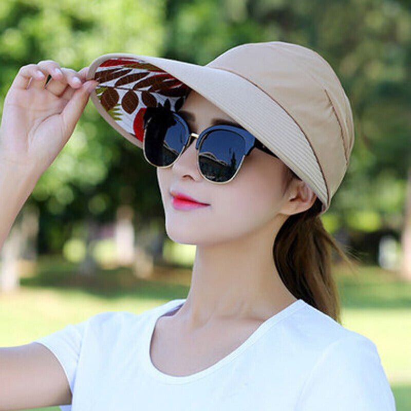 Summer Travel Ladies Printed Sun Hat