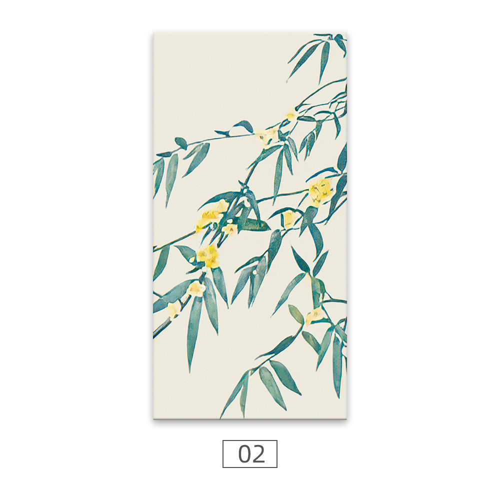 Chinese Style Canvas Painting – Bedroom & Aisle Background Wall Art Core