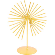 Nordic Style Gold Circle Metal Statue Table Ornament Morden Home Living Room TV