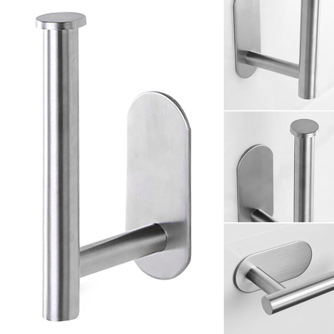 304 Stainless Steel Toilet Paper Holder – Wall-Mounted, Rustproof
