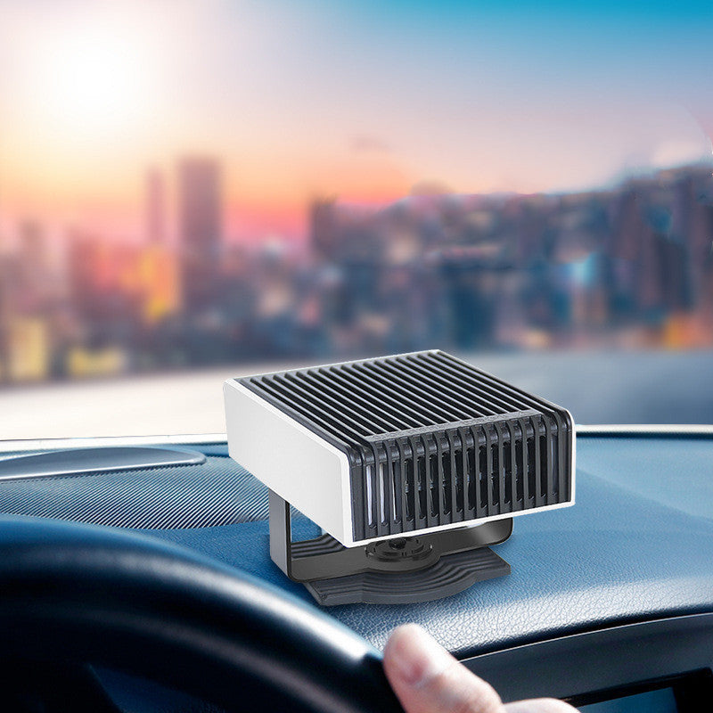 Portable Car Heater & Cooling Fan 2-in-1 – 180° Rotating Defrost Heater with Fast Heating & Low Noise