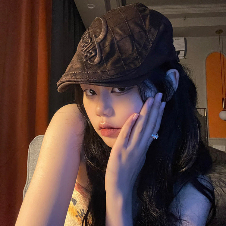 Japanese Style Retro Artist Duckbill Cap