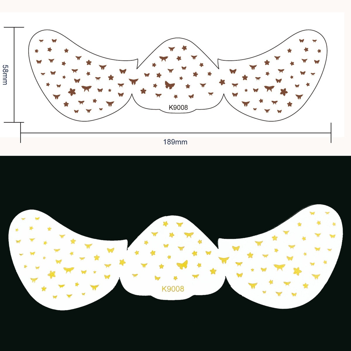 Freckle Tattoo Stickers – Waterproof Gold Dot Face & Eye Makeup Stickers for Women