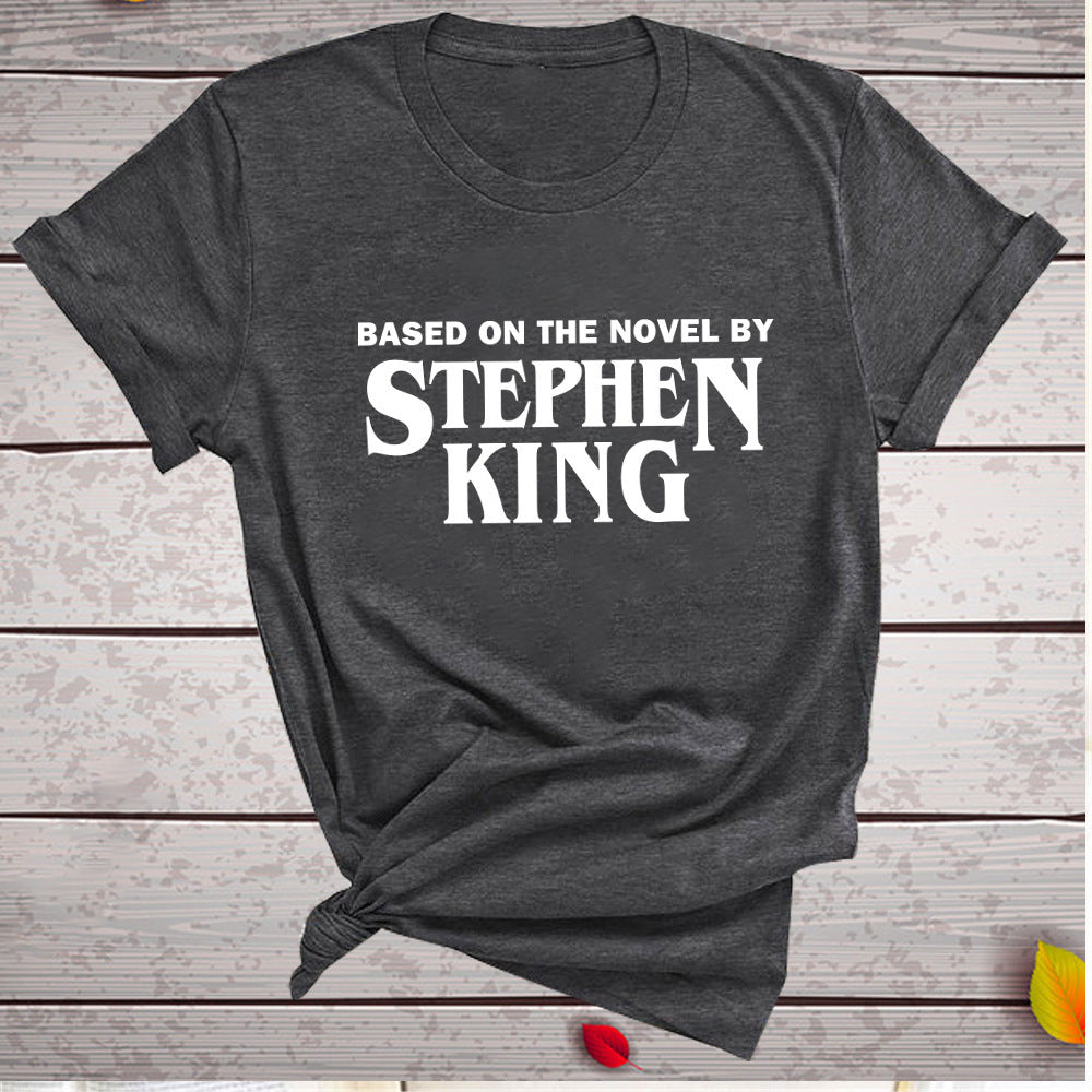 Women Short Sleeved T Shirt With Letter Print Bottoming Shirt