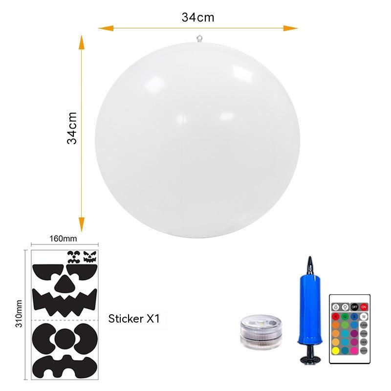 LED Solar Pumpkin Light – Outdoor Waterproof Halloween Luminous Ball Decoration Lamp