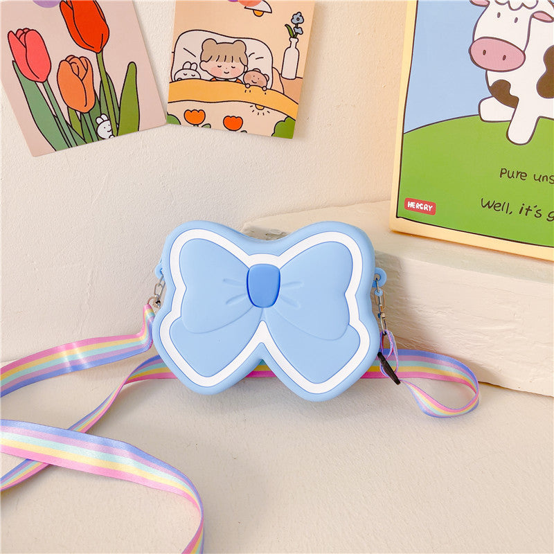 Children’s Silicone Cute Butterfly Shoulder Bag – Soft & Lightweight Kids Purse