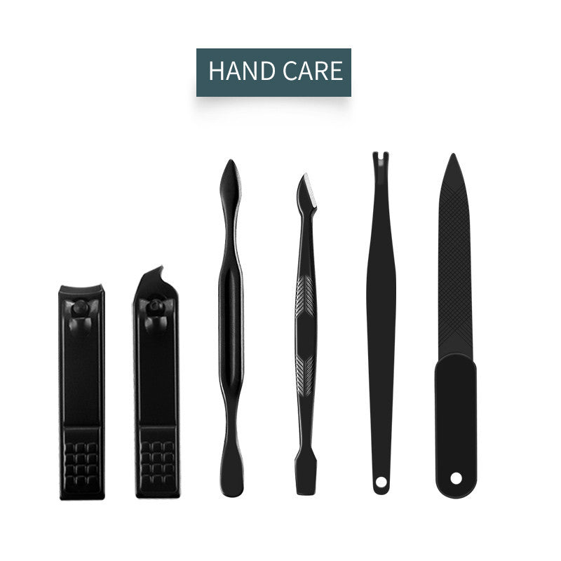16-Piece Nail Clipper & Grooming Kit – Manicure Pedicure Tools with Bag