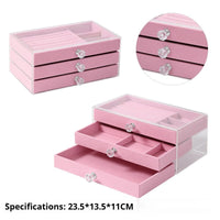 Three layers of pink