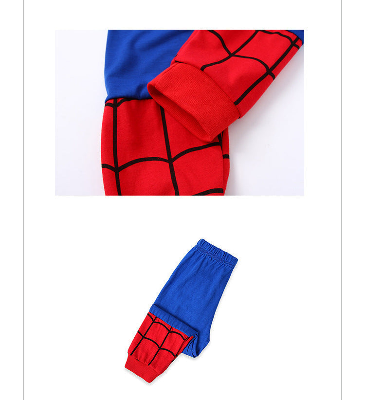 Boys Cotton Pajama Set Regular Fit Sleepwear Long Sleeve