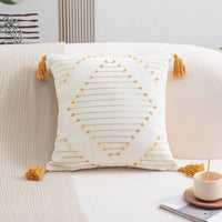 Yellow flower cutting pillow