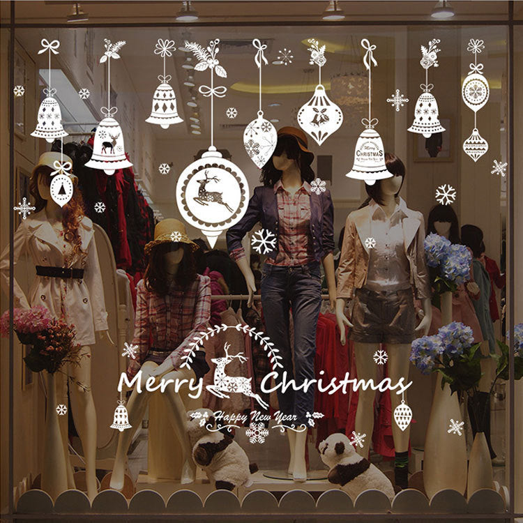 Self-adhesive Decorative Festive Christmas Wall Stickers
