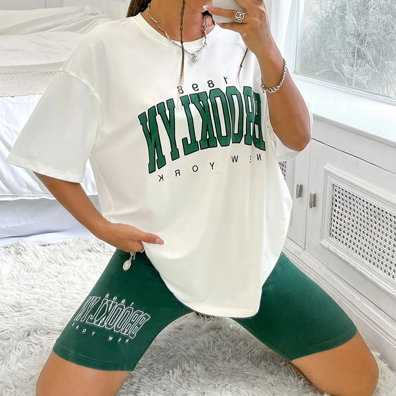Women's Pullover Leisure Pajama Set – Loose-Fit Outerwear Style Loungewear