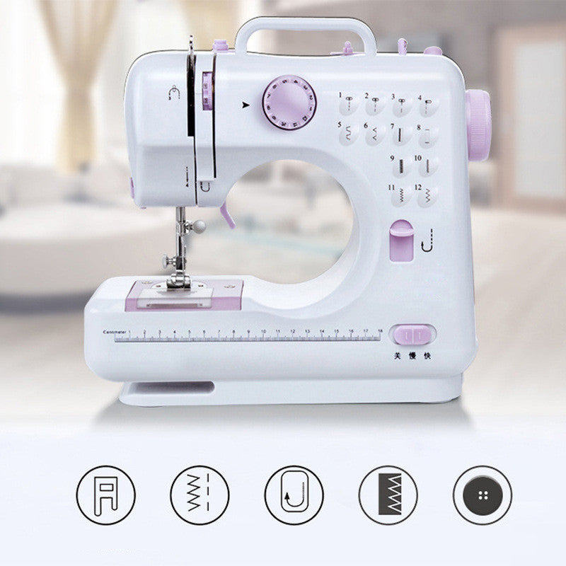 Compact Fully Automatic Single-Needle Mini Sewing Machine – Household Sewing Solution