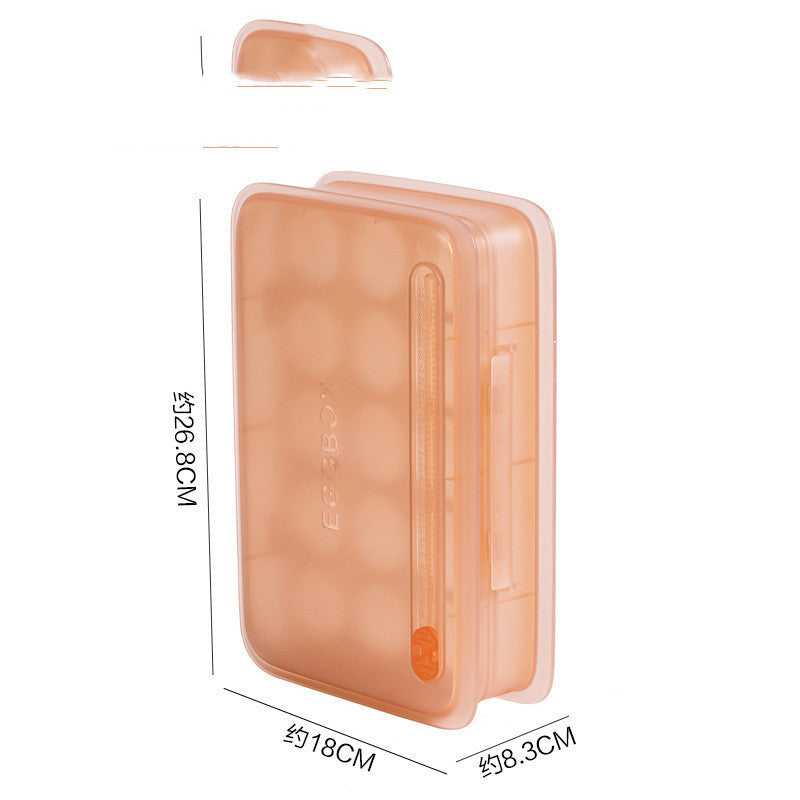 Egg Carton Refrigerator Fresh-Keeping Storage Box, Household Kitchen Rack Support