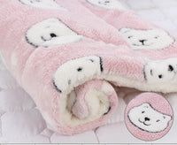 Pink bear head