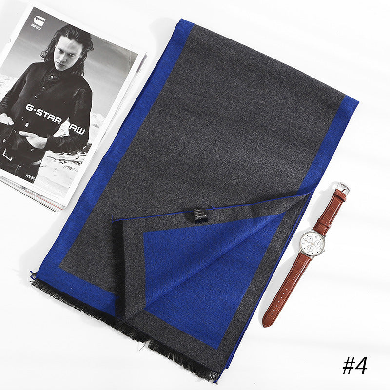 Men’s Winter Scarf – Warm Polyester Cotton in Multiple Colors