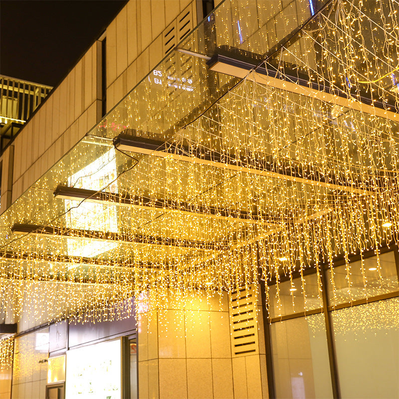 Low Voltage Solar Icicle String Lights Outdoor Waterproof Decoration