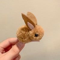 3 Khaki Rabbit Clip