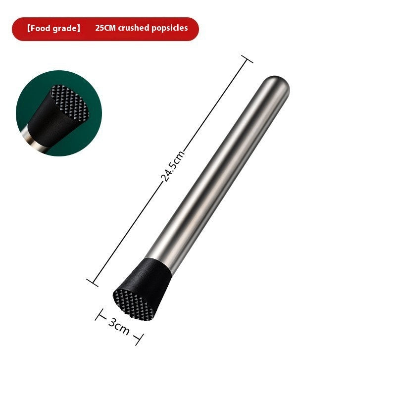 Stainless Steel Ice Crusher Hammer – Multi-Use Fruit & Ice Masher for Bar & Kitchen