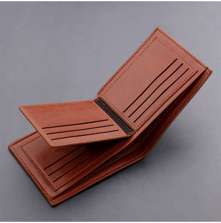 Unisex PU Leather Premium Slim Card Wallet Solid Color