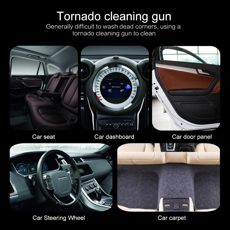 Blue Tornado Car Interior Cleaning Gun – High-Pressure Air & Cleaning Solution Tool