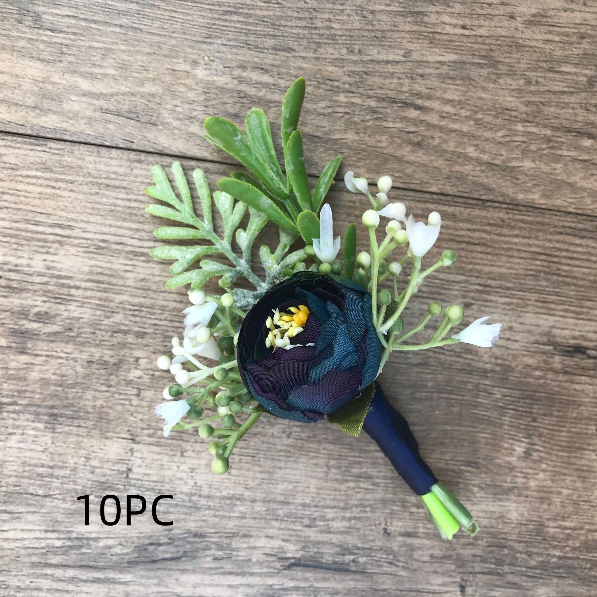 Korean Fabric Bride And Groom Corsage Rose Small Buds Silk Flower Before Marriage