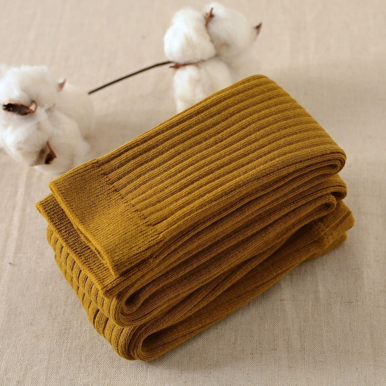 Double Needle Candy Color Baby Leggings