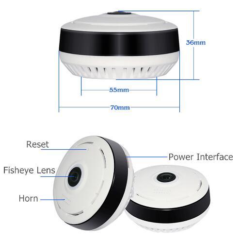 Cobell 960P WiFi Panoramic IP Camera – 360° Fisheye Night Vision VR CCTV