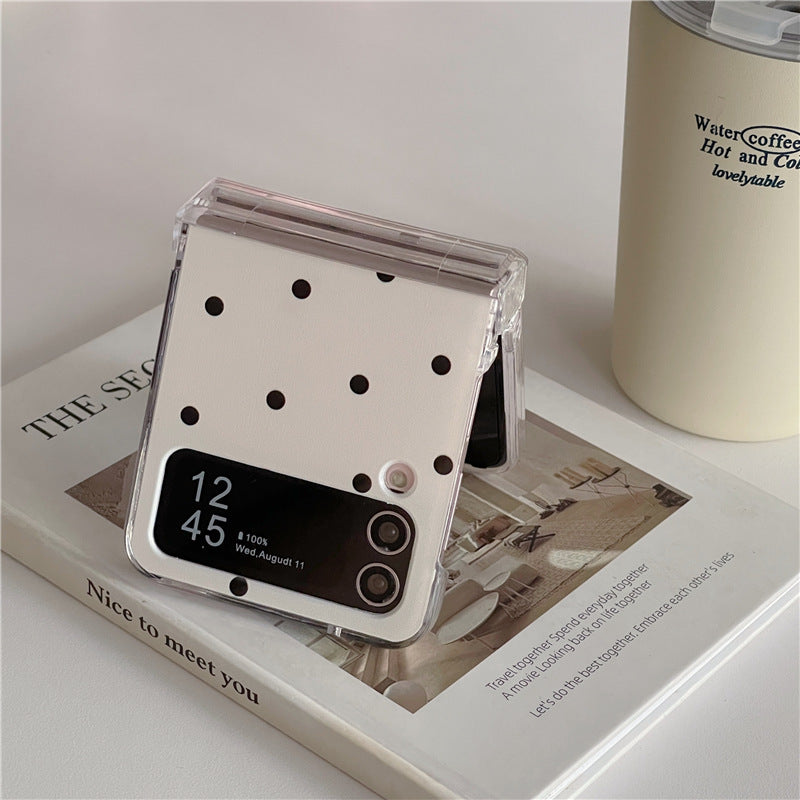 Folding Phone Case Cute Ins Polka Dot