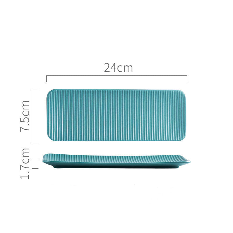 New Bone China Sushi Plate Rectangular Serving Dish