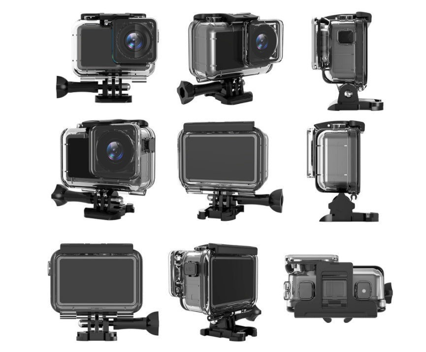 Waterproof Diving Case for Action Cameras – Protective Housing
