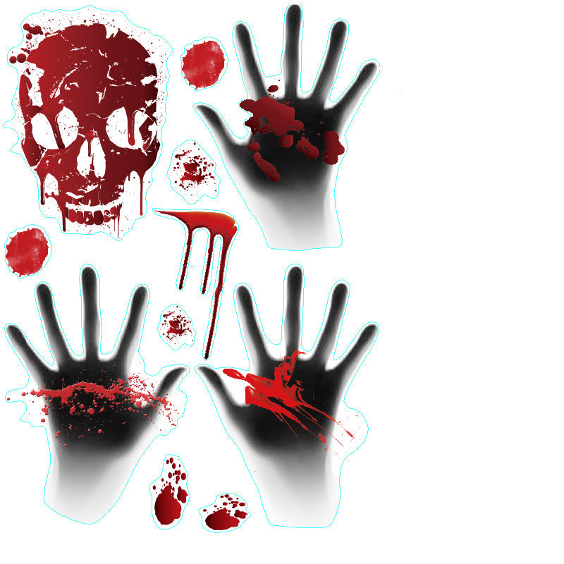 Halloween Wall Stickers – Removable Spooky Decorations for Home and Party Decor