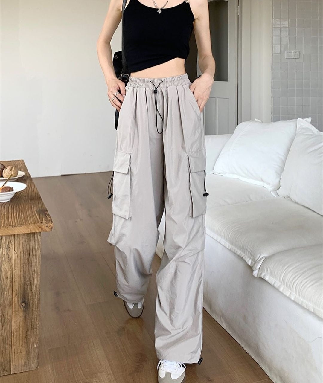 Men’s Fashion Loose Straight All-Match Casual Trousers