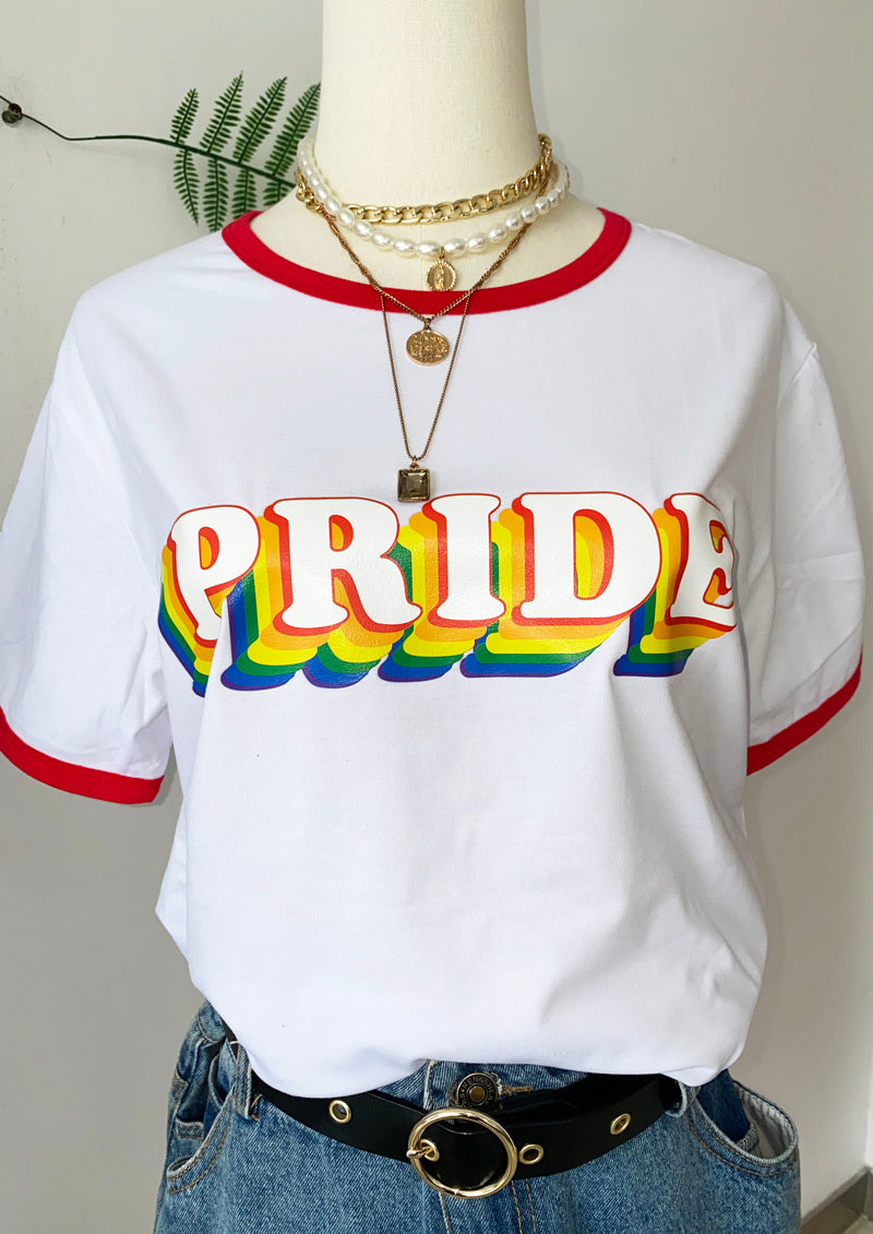 Women's Letter Print T-shirt