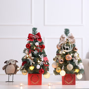 Lighted Mini Christmas Tree Set