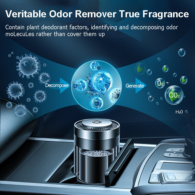 Car Cup Holder Air Freshener – Solid Balm Aromatherapy Seat Mount