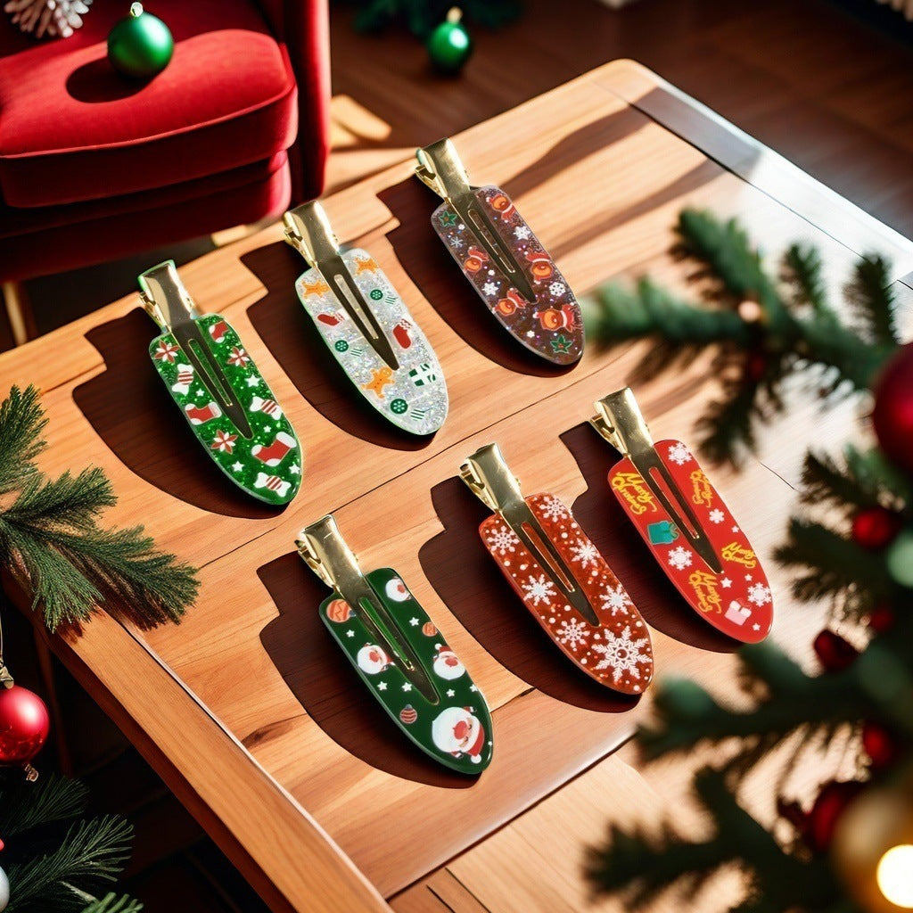 Ladies New Christmas Side Barrettes