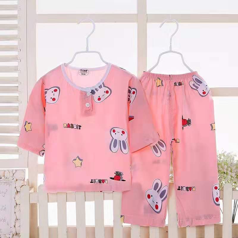 Baby Air-Conditioned Pajamas – Soft & Breathable Sleepwear for All Seasons