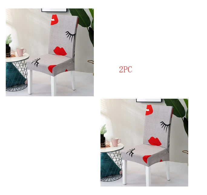 Elastic Siamese Solid Color Stretch Office and Hotel Chair Cover