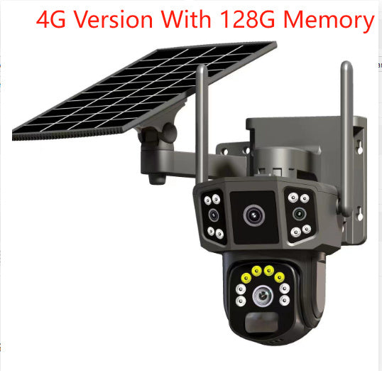 Solar Panoramic Security Camera – Outdoor 360° Surveillance