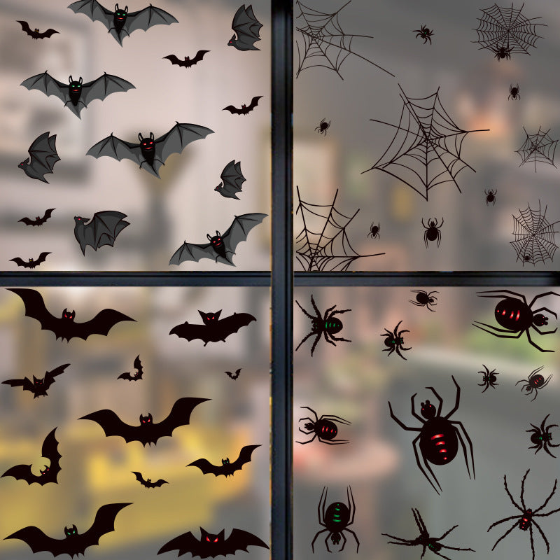 Halloween Decoration Kindergarten Stickers Glass Door